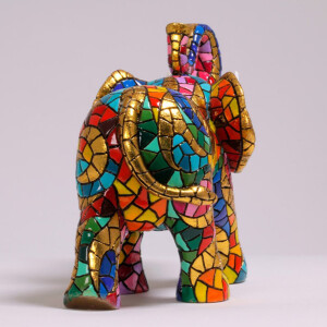 BARCINO DESIGNS - CARNIVAL Edition - Elefant classico gold 13cm