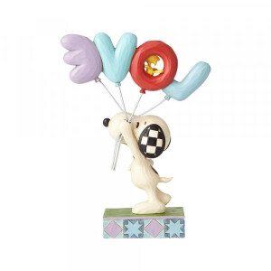 PEANUTS by Jim Shore - SNOOPY  WITH LOVE BALLOON