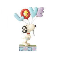 PEANUTS by Jim Shore - SNOOPY  WITH LOVE BALLOON