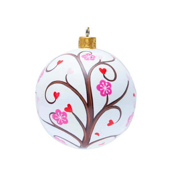 Elephant Parade - Christbaumschmuck / Ornament - Christbaumkugel - Bauble Blossoming tree of love L - 6,5cm