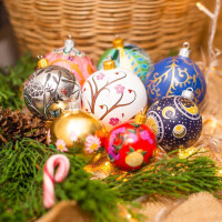 Elephant Parade - Christbaumschmuck / Ornament - Christbaumkugel - Bauble Eko L - 6,5cm
