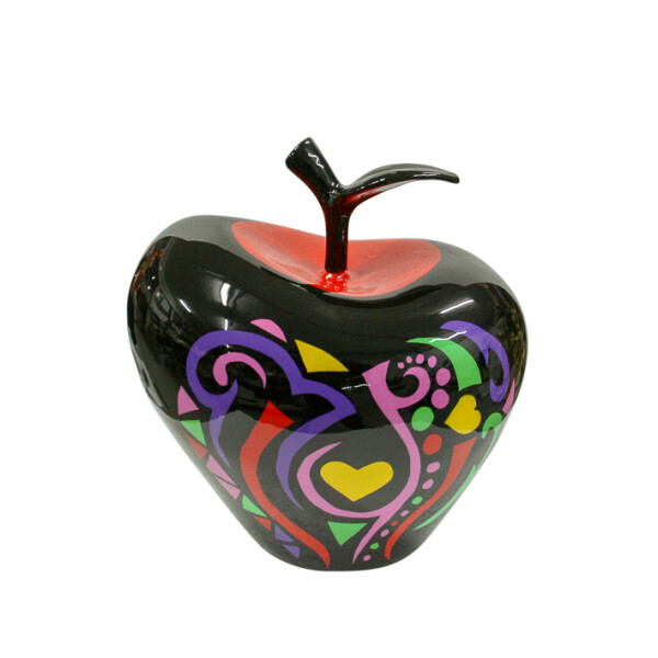 Déesse Art Collection - Pop Art Skulptur Apfel - Forbidden Fruit TATOO - 20cm