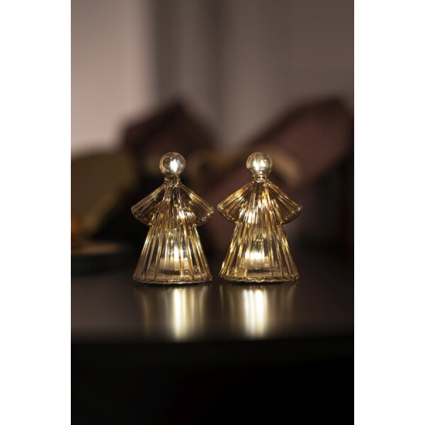 SIRIUS - Alberte Angel mini Set amber (2 Stück je 10,5cm)...