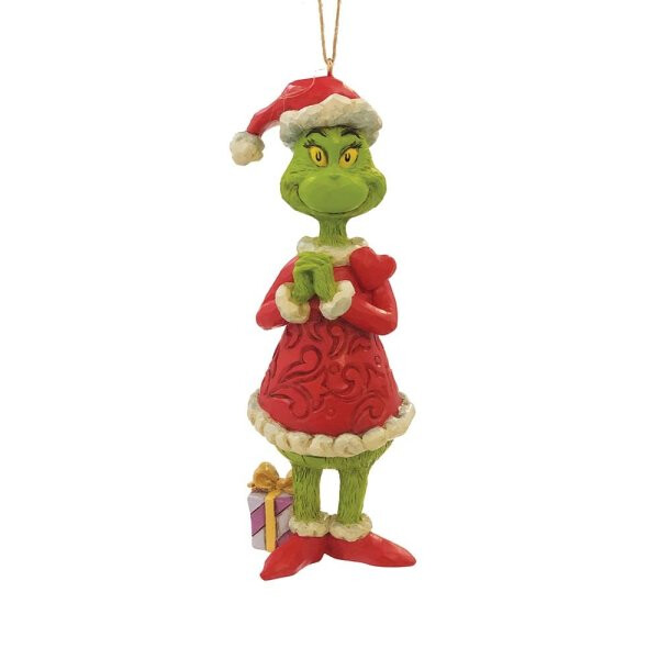 Dr. Seuss THE GRINCH by JIM SHORE Christbaumschmuck - Grinch heart - hanging ornament