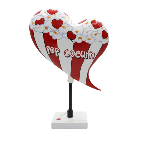 Heart Beats - Dekoherz / Herz Skulptur 20cm - Geraldine POP COEURN