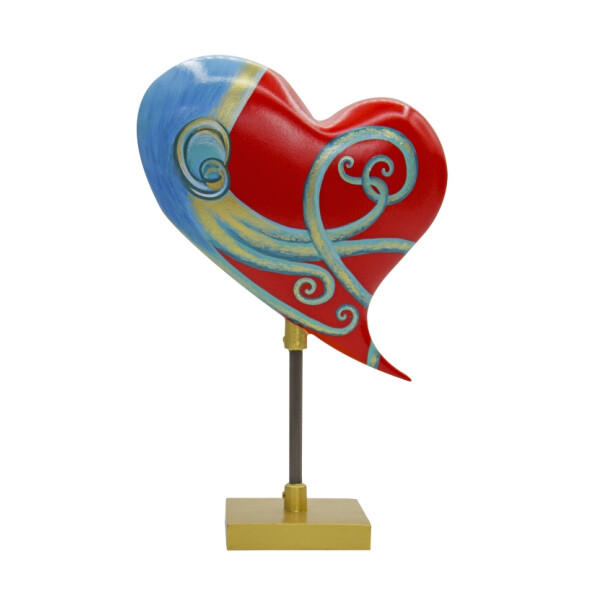 Heart Beats - Dekoherz / Herz Skulptur 20cm - In touch
