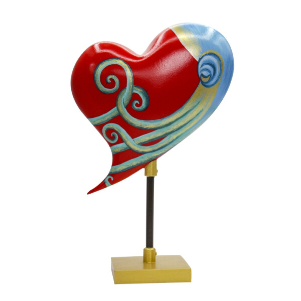 Heart Beats - Dekoherz / Herz Skulptur 20cm - In touch