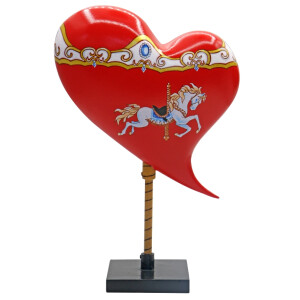 Heart Beats - Dekoherz / Herz Skulptur 20cm - Le...