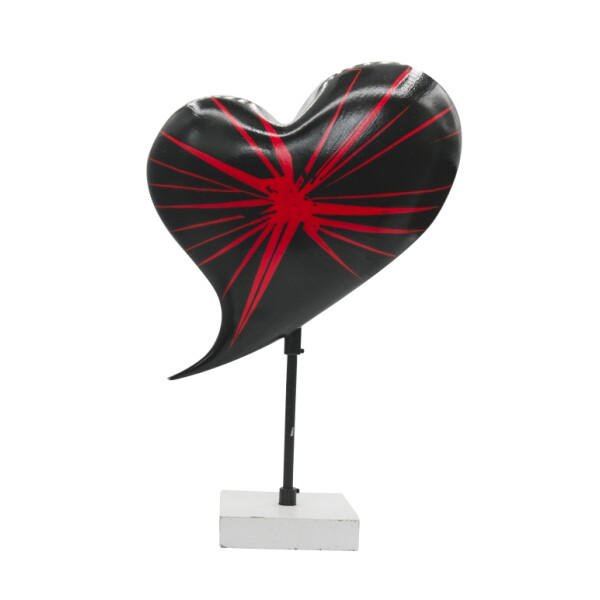 Heart Beats - Dekoherz / Herz Skulptur 20cm - Explosion