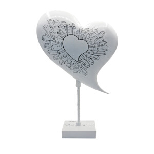 Heart Beats - Dekoherz / Herz Skulptur 20cm - Vanessa...