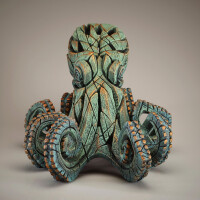 EDGE SCULPTURE - Octopus / Tintenfisch / Krake - lim. Ed. VERDI GRIS