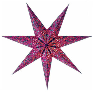 starlightz Leuchtstern - INDIRA fuchsia