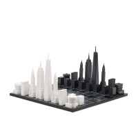 SKYLINE-CHESS - Design - Schach / Schachspiel - New York City (NYC) Acrylic Edition