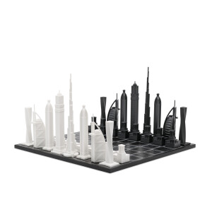 SKYLINE-CHESS - Design - Schach / Schachspiel - Dubai Acrylic Edition