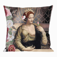 La Ligne 29 - Kissen / Dekokissenbezug - Rose 40x40cm