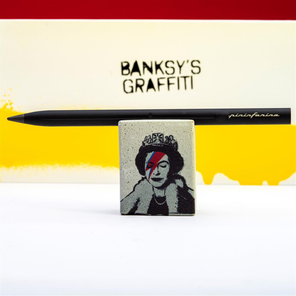 PININFARINA segno - SMART pencil / Graphitstift - BANKSY Edition - Lizzy Stardust rot