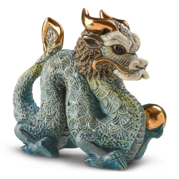 DE ROSA Coll. - Blue chinese dragon / Blauer chinesischer Drache (lim. Ed. 888 St.) - FAMILIES Collection
