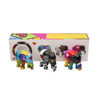Elephant Parade - Geschenkbox mit 3 Elefanten - LOTS OF LOVE