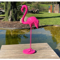 Atelier Design - Outdoor-Dekofigur / Skulptur XL - Flamingo pink - 120cm