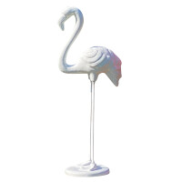 Atelier Design - Outdoor-Dekofigur / Skulptur XL - Flamingo weiß - 120cm