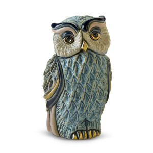 DE ROSA Coll. - Turquoise Owl / Eule türkis -...