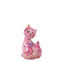 POMME PIDOU PETITES exklusive Mini-Spardosen  - Katze Caramel pink / Peace
