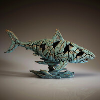 EDGE SCULPTURE - Hai (shark) Lim. Ed. VERDI GRIS
