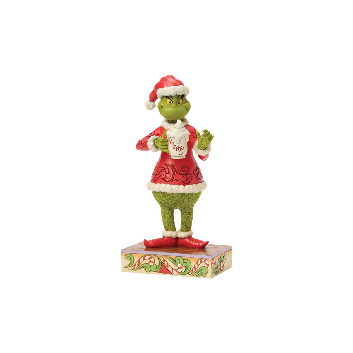 Dr. Seuss THE GRINCH by JIM SHORE - Grinch with hot chocolat