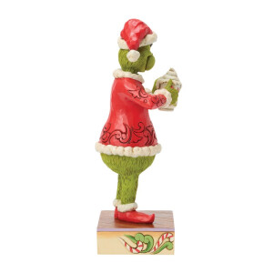 Dr. Seuss THE GRINCH by JIM SHORE - Grinch with hot chocolate mug / Grinch mit heißer Schokolade - Dekofigur