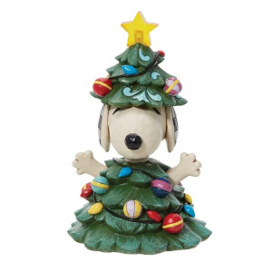 PEANUTS by Jim Shore - SNOOPY DRESSED AS TREE (LED)