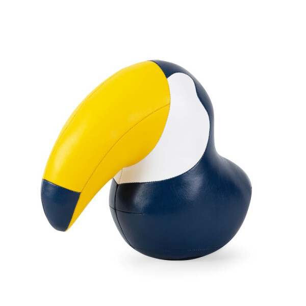 ZÜNY Classics - Buchstütze 1kg - Tukan (Toucan) midnightblue / dunkelblau / gelb