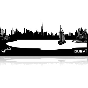 CITIZZ Wanddekoration - DUBAI 40cm
