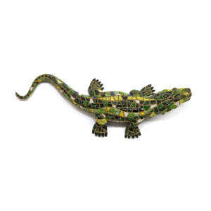 BARCINO DESIGNS - Alligator / Krokodil grün 18cm