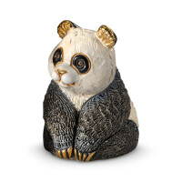 DE ROSA Coll. - Panda baby sitting / sitzender Baby-Pandabär - BABY FAMILIES Collection