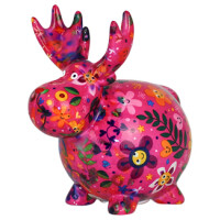 POMME PIDOU PETITES exklusive Mini-Spardosen  - Elch Rudolph pink