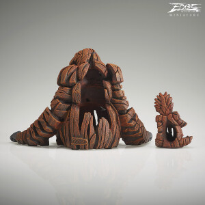 EDGE SCULPTURE Miniaturen - Orang-Utan Set of two (father and son) / Vater & Sohn