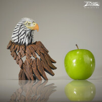 EDGE SCULPTURE Miniaturen - Bald eagle / Weisskopfseeadler Büste