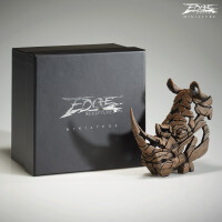EDGE SCULPTURE Miniaturen - Rhino / Nashorn Büste