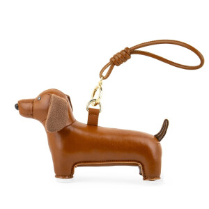 Züny Designs - Bag charm / Handtaschenanhänger - Dackel braun / Dachshund