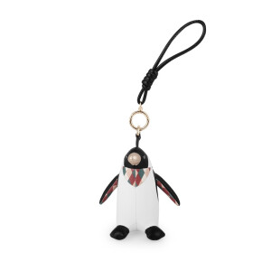 Züny Designs - Bag charm / Handtaschenanhänger - Pinguin (x-mas Edition)