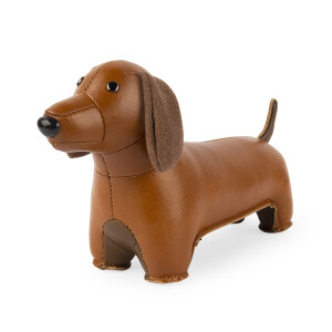 ZÜNY Classics - Briefbeschwerer 0,25kg - Dackel braun / Dachshund / Teckel