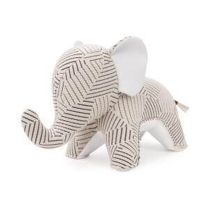 ZÜNY x KVADRAT Collection - Buchstütze 1kg - Elefant Razzle Dazzle weiß