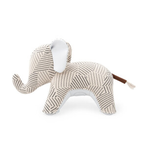 ZÜNY x KVADRAT Collection - Buchstütze 1kg - Elefant Razzle Dazzle weiß