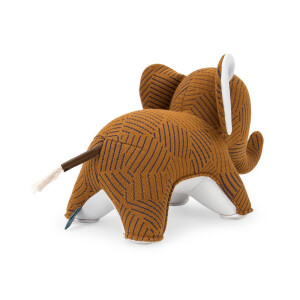 ZÜNY x KVADRAT Collection - Buchstütze 1kg - Elefant Razzle Dazzle braun / tan