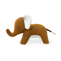 ZÜNY x KVADRAT Collection - Buchstütze 1kg - Elefant Razzle Dazzle braun / tan