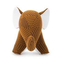 ZÜNY x KVADRAT Collection - Buchstütze 1kg - Elefant Razzle Dazzle braun / tan