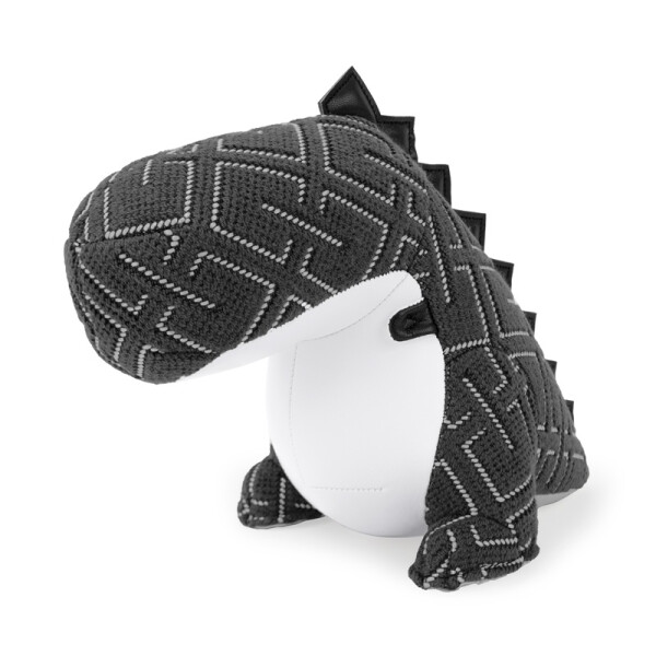 ZÜNY x KVADRAT Collection - Buchstütze 1kg - Dinosaurier K-Grid dunkelgrau / dark-grey