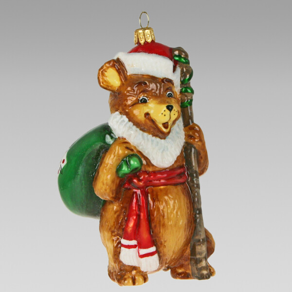 KOMOZJA family - Christbaumschmuck - TEDDY THE SANTA / Teddy als Weihnachtsmann