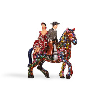 BARCINO DESIGNS - Pareja a Caballo / Paar zu Pferd 30cm