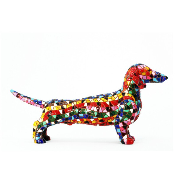 BARCINO DESIGNS - Dackel / Teckel / dachshund multicolor 20cm